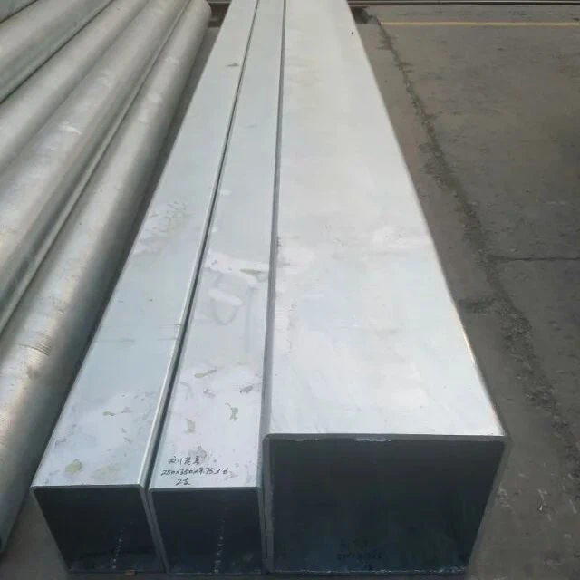 Rannóg Hollow Cearnóg Galvanized Diop Te