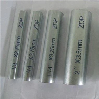 Tube Babhta Cumhdach Galvanized Dip Hot ASTM Táthú GI Praghas Píopa Cruach Iarainn Do Struchtúr Tógála
